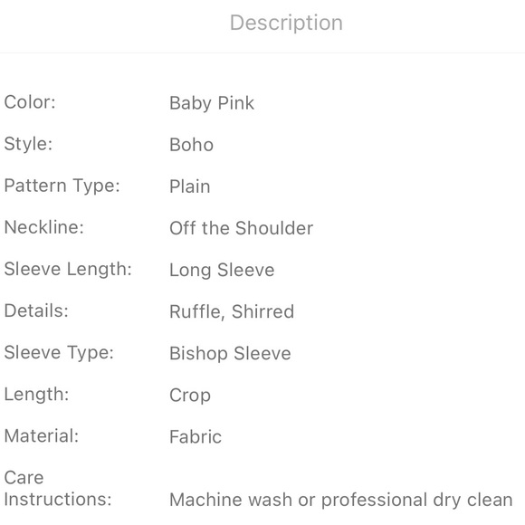 SHEIN Off The Shoulder Pink Top - Picture 5 of 6